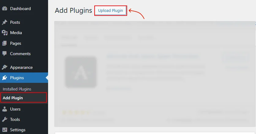 How to open the WordPress Dashboard